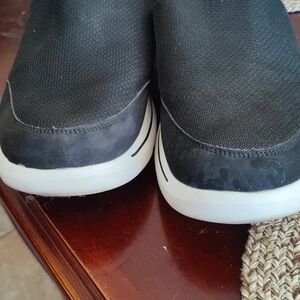 Black Slip-On Men's Shoes Size 14